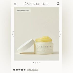 NIB Oak Essentials Cleansing Balm
